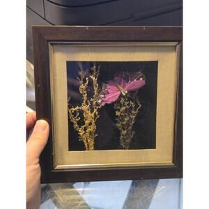 vintage brass butterfly wall decor